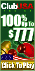 Get 100% Up To $777 At Club USA Casino